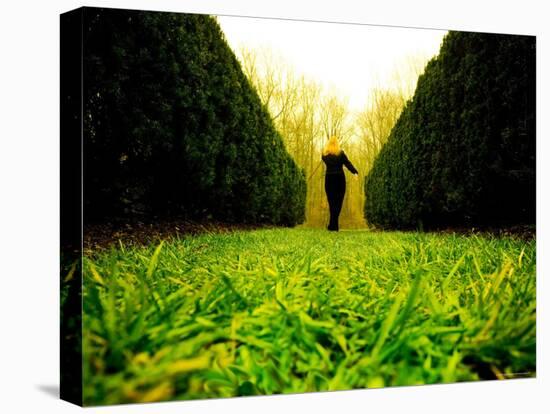 Walking through Garden Maze-Jan Lakey-Premier Image Canvas