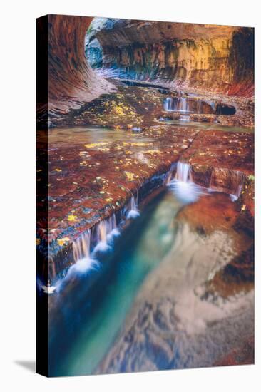 Walking Through the Subway at Zion National Park-null-Premier Image Canvas