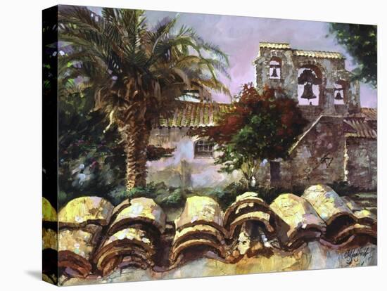 Wall at San Miguel-Clif Hadfield-Stretched Canvas