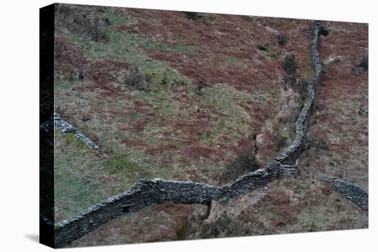 Wall in Remote Location in England-Clive Nolan-Premier Image Canvas