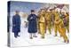 Wall Mural of Kim Il Sung, Pyongyang, Democratic People's Republic of Korea, N. Korea-Gavin Hellier-Premier Image Canvas