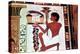 Wall Painting, Detail, Servant with Offerings, Chapel of Menna, Thebes Artist: Unknown-Unknown-Premier Image Canvas