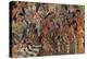 'Wall painting from the Caves of Ajanta of Raja Mahajanaka', c480-Unknown-Premier Image Canvas