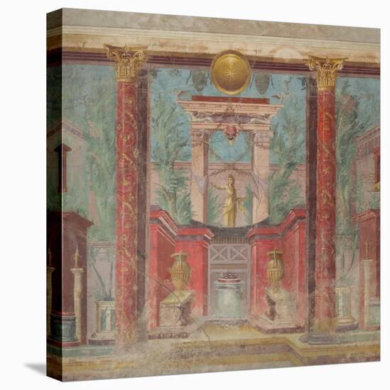 Wall painting from the cubiculum of a villa at Boscoreale, c.50-40 B.C-Roman Republican Period-Premier Image Canvas