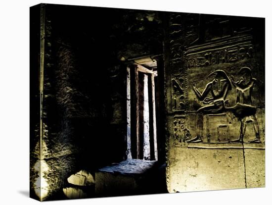 Wall Relief Portraying the Egyptian God Thoth-Clive Nolan-Premier Image Canvas