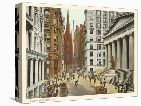 Wall Street, New York City-null-Stretched Canvas