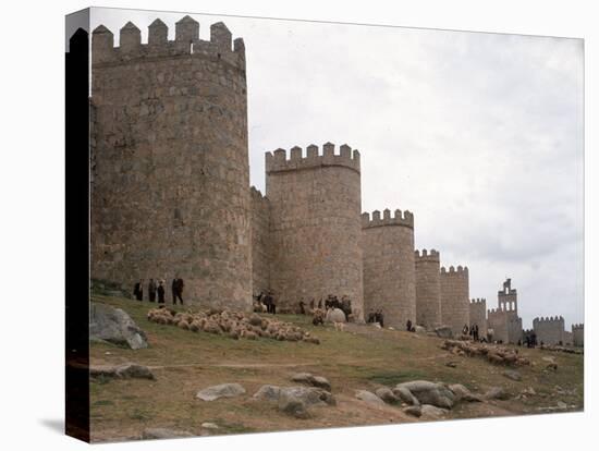 Wall Surrounding Avila Was Rebuilt by Alfonso VI in 1090 AD, 9 Gates Afford Entrance to the City-Eliot Elisofon-Premier Image Canvas