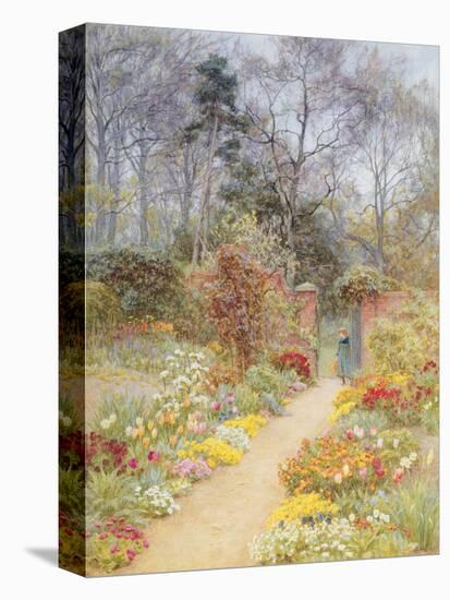 Walled Garden in Springtime-Helen Allingham-Premier Image Canvas