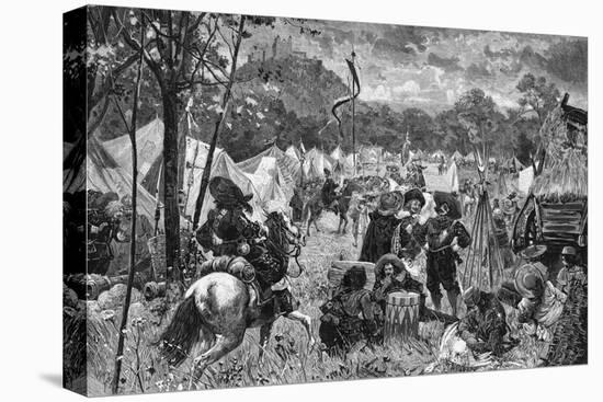 Wallenstein's Camp-W Gause-Stretched Canvas