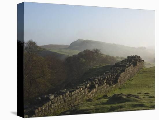 Walltown Crags Looking East, Hadrians Wall, UNESCO World Heritage Site, Northumberland, England-James Emmerson-Premier Image Canvas