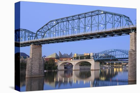 Walnut Street Bridge over the Tennessee River, Chattanooga, Tennessee, United States of America-Richard Cummins-Premier Image Canvas