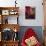 Walnut Veneer Wood Table in Pope Benedict XIV's Salon, Tozzoni Mansion, Italy-null-Premier Image Canvas displayed on a wall