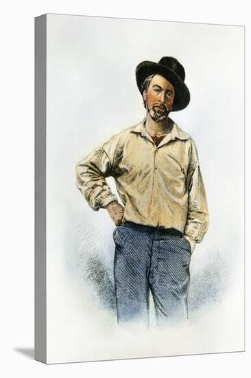 Walt Whitman (1819-1892)-Samuel Hollyer-Premier Image Canvas