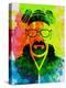 Walter White Watercolor 1-Anna Malkin-Stretched Canvas