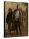 Wandering Saltimbanques, 1847-50 (Oil on Wood)-Honore Daumier-Premier Image Canvas