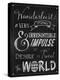 Wanderlust Chalkboard Travel Series-Tina Lavoie-Premier Image Canvas