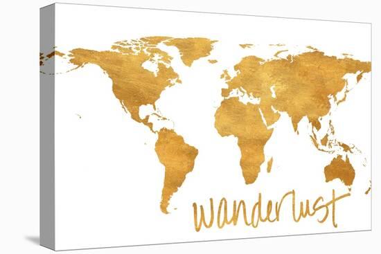 Wanderlust Map-null-Stretched Canvas