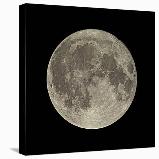 Waning Gibbous Moon-Eckhard Slawik-Premier Image Canvas