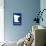 Wannaska, Minnesota - Home State - White on Blue-Lantern Press-Stretched Canvas displayed on a wall