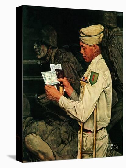 "War Bond", July 1,1944-Norman Rockwell-Premier Image Canvas