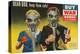 War Bonds Poster, Children in Gas Masks-null-Stretched Canvas