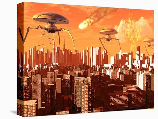 War of the Worlds-Stocktrek Images-Premier Image Canvas