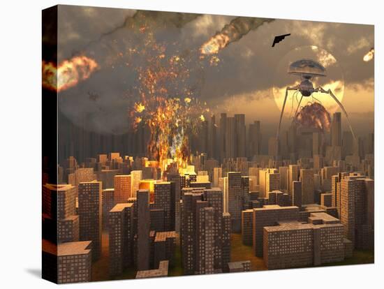 War of the Worlds-Stocktrek Images-Premier Image Canvas