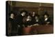 Wardens of the Amsterdam Drapers Guild-Rembrandt van Rijn-Stretched Canvas