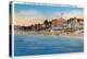 Wareham, Cape Cod, MA, Point Independence View of Beach, Hotel, Cottages-Lantern Press-Stretched Canvas