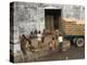 Warehouse Workers Having Rest Break at Carrit Moran & Company's Tea Warehouses at Kolkata Port-Eitan Simanor-Premier Image Canvas