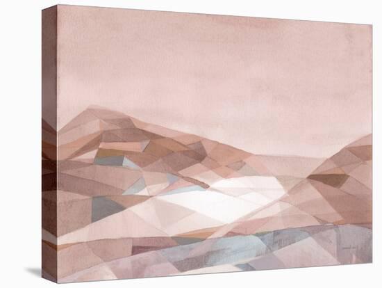 Warm Geometric Mountain v2-Danhui Nai-Stretched Canvas