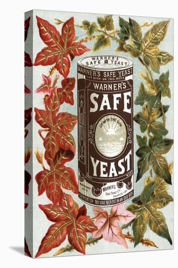 Warner's Safe Yeast-null-Stretched Canvas