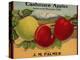 Warshaw Collection of Business Americana Food; Fruit Crate Labels, J. M. Palmer-null-Stretched Canvas
