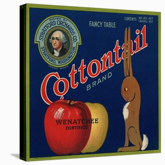 Warshaw Collection of Business Americana Food; Fruit Crate Labels, Stratford Orchards Co.-null-Stretched Canvas