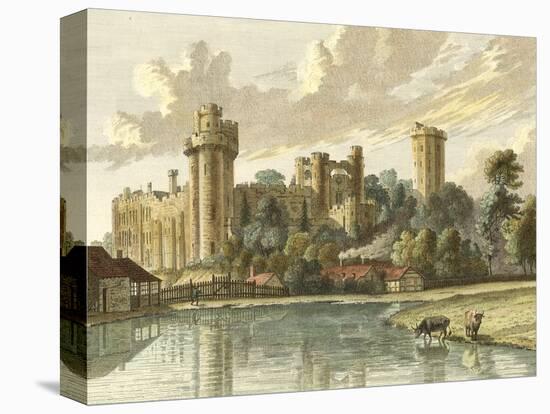 Warwick Castle-Paul Sandby-Stretched Canvas