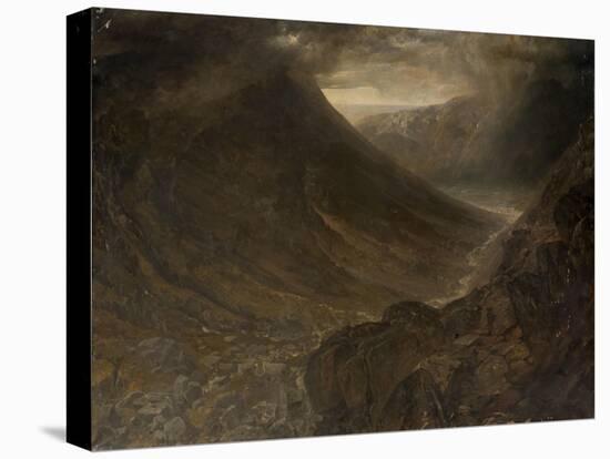 Wasdale Head from Styhead Pass, Cumbria, C.1854-Alfred William Hunt-Premier Image Canvas