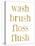 Wash Brush Floss Golden White-Amy Brinkman-Stretched Canvas