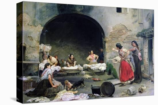 Washerwomen Disputing, 1871-Jose-Jimenes Aranda-Premier Image Canvas