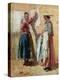 Washerwomen in Antibes, 1869-Jean-Louis Ernest Meissonier-Premier Image Canvas