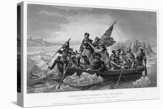 Washington Crossing the Delaware, 1776-Emanuel Gottlieb Leutze-Premier Image Canvas