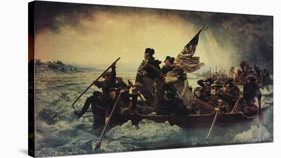 Washington Crossing the Delaware-Emanuel Leutze-Stretched Canvas