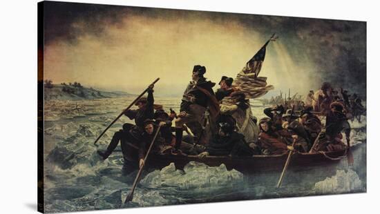 Washington Crossing the Delaware-Emanuel Gottlieb Leutze-Stretched Canvas