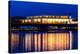 WASHINGTON D.C. -Kennedy Center Performing Arts with reflection on Potomac River - Washington D.C.-null-Stretched Canvas