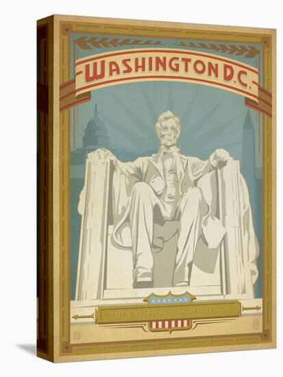 Washington, D.C. (Lincoln Memorial)-Anderson Design Group-Stretched Canvas
