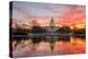 Washington Dc, Capitol Building in a Cloudy Sunrise with Mirror Reflection-Orhan-Premier Image Canvas