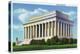 Washington DC, Exterior View of the Lincoln Memorial-Lantern Press-Stretched Canvas