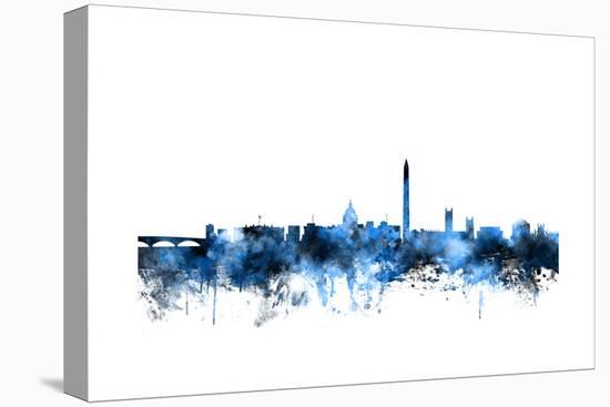 Washington DC Skyline-Michael Tompsett-Stretched Canvas