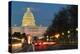 Washington Dc, United States Capitol Building Night View from from Pennsylvania Avenue with Car Lig-Orhan-Premier Image Canvas