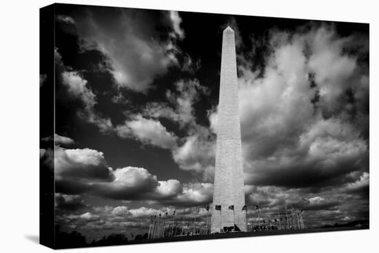 Washington Monument 1 BW-John Gusky-Premier Image Canvas