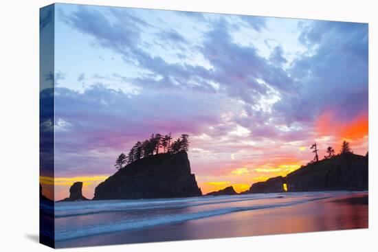 Washington, Olympic National Park. Second Beach at Sunset-Jaynes Gallery-Premier Image Canvas